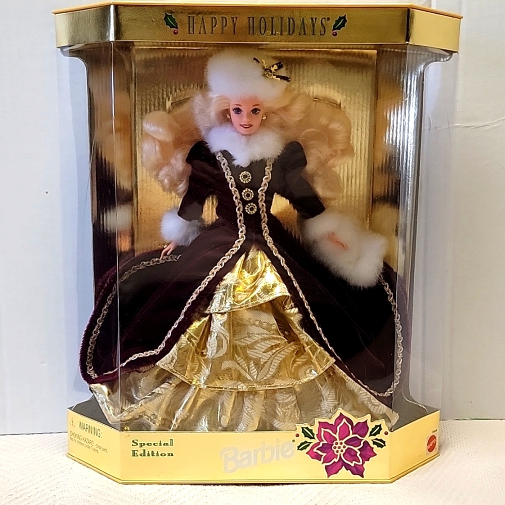 Happy Holidays 1996 Barbie Doll Special Edition 15646 Mattel BOX NEVER OPENED!